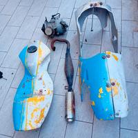 carena con motore minimoto