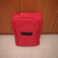  rosso Trolley semirigido con rotelle 50x35x15 