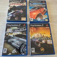 Lotto 4 giochi need for speed playstation 2