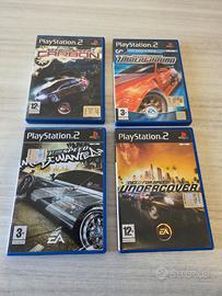 Lotto 4 giochi need for speed playstation 2