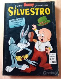 Fumetto Bugs Bunny presenta Silvestro N. 121 1967