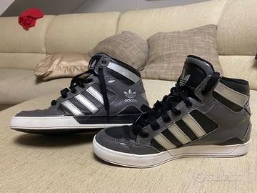 Scarpe Adidas COURT HI TOP NERE GRIGIE G45816