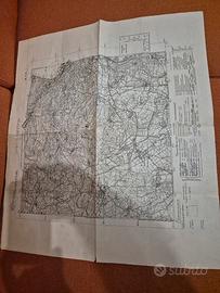 carta topografica Lurate Caccivio