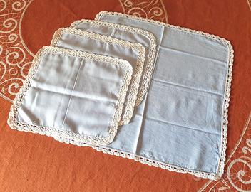 Tovagliette e centrini bordi pizzo ricamato PZ.4