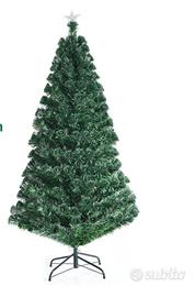 Albero di natale con fibre ottiche