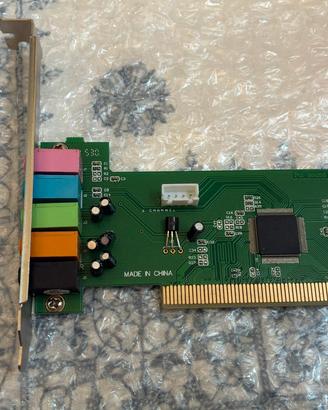Scheda audio PCI 5.1 – 6 canali – Jack 3,5 mm