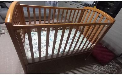Letto con materasso per neonati e bambini 