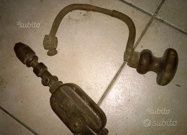 N.2 trapano a mano da collezione