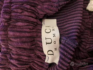 pantalone duca homme viola ragazzo uomo