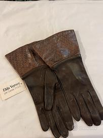 Guanti donna in vera pelle liscia misura 8