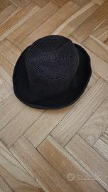 cappello in cotone marrone xs
