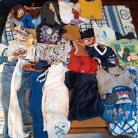 abbigliamento completo e scarpe neonato 12/18