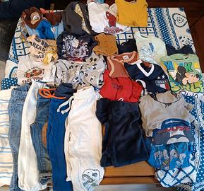 abbigliamento completo e scarpe neonato 12/18