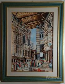Quadro olio su tela dell'artista Trentino Benassi