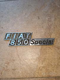 Targhetta originale Fiat 850 Special 