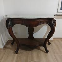 Mobile ingresso stile classico con marmo