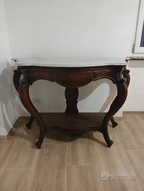 Mobile ingresso stile classico con marmo