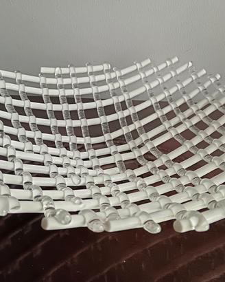 Scultura coppa in vetro soffiato_Lunardon