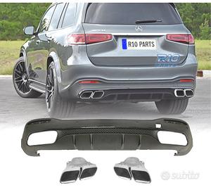 DIFFUSORE MERCEDES W167 20- + TERMINALI DI SCARICO