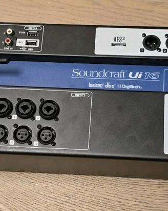 Soundcraft Ui16 Digital Mixer/Stagebox 16 canali