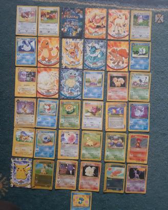 CARTE  POKEMON  ORIGINALI  DEGLI  ANNI  90
