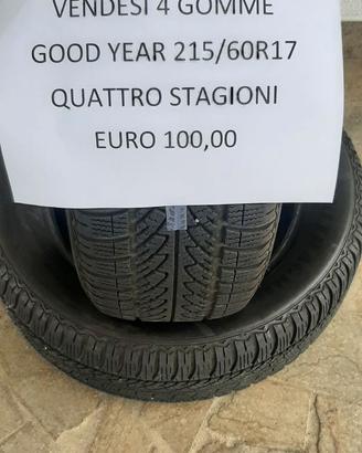 4 gomme usate in buono stato