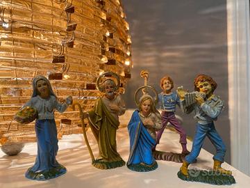 Statuine presepe NARDI plastica anni 70