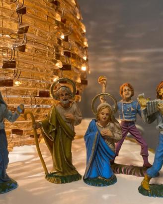 Statuine presepe NARDI plastica anni 70