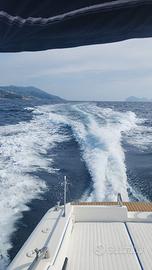 Barca con motori ed impianto elettrico rifatti