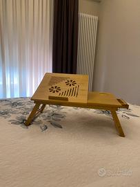 Tavolino da letto/divano in bambù