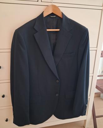 Giacca blu spezzato uomo