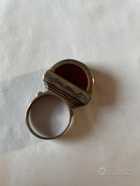Anello argento etnico
