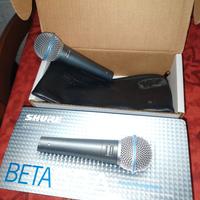 Microfoni + Radio microfoni Shure Db Ecc.