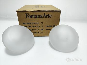 COPPIA LAMPADA  FONTANA ARTE MOD.SILLABA MEDIA