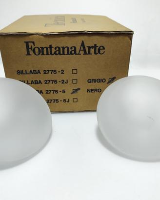 COPPIA LAMPADA  FONTANA ARTE MOD.SILLABA MEDIA