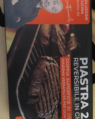 Piastra 2 in 1 in ghisa