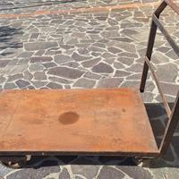 carrello in ferro anno 1965