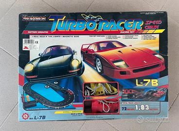 Gioco pista macchinina Turbo Racer anni 90