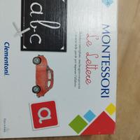 Gioco Montessori le lettere