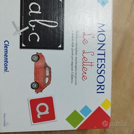 Gioco Montessori le lettere