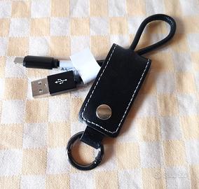 Cavo dati USB per Iphone Ipad con portachiavi