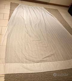 Tendoni (due) colore bianco, con righina verticale