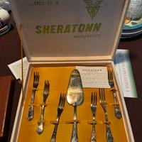 Servizio da dolce vintage in argento