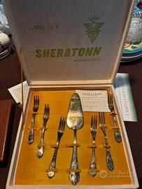 Servizio da dolce vintage in argento