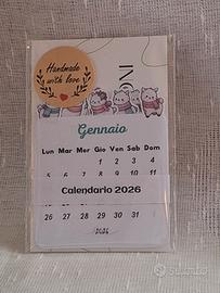 calendari da tavolo artigianali 