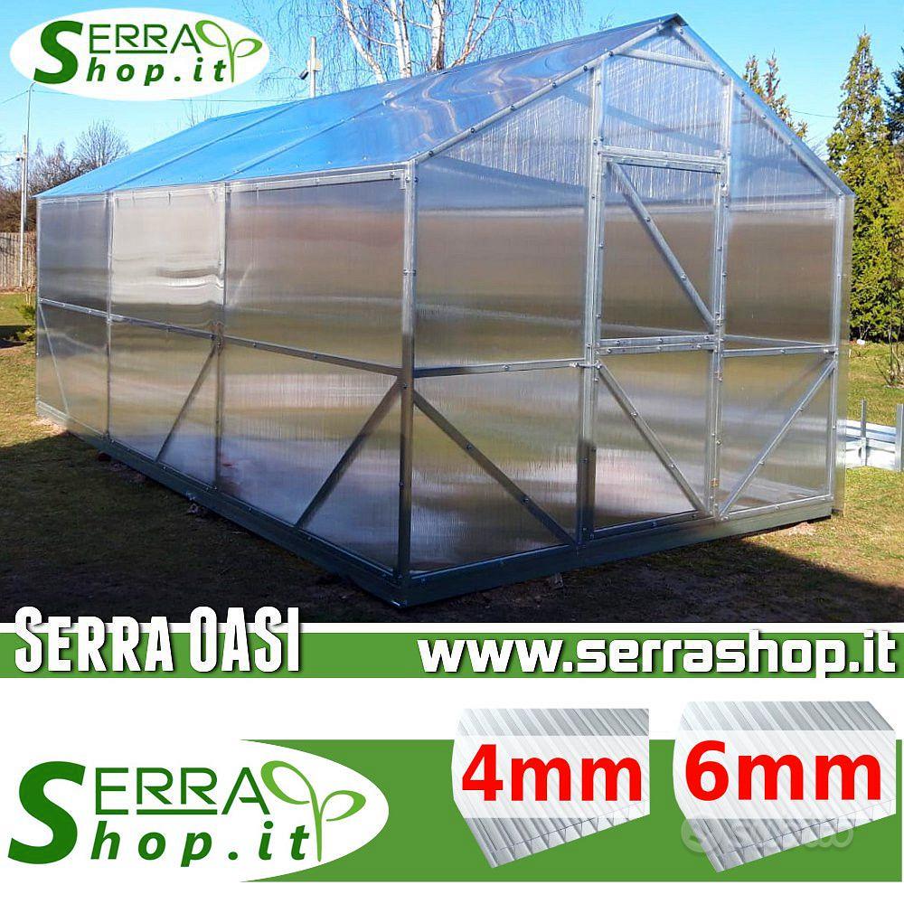 Serra 8 ripiani 143x73xh.195 cm, telo in pvc trasparente da 0,10 mm