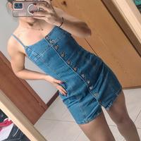 Mini abito Zara in denim