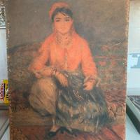 Riproduzione Renoir "Giovane donna algerina"