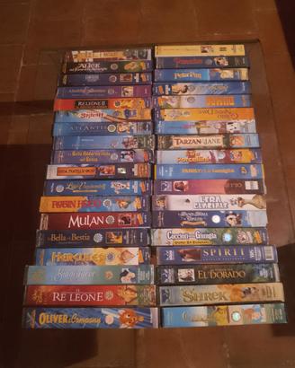 36 videocassette originali Disney