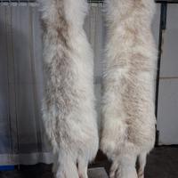 Stola di volpe argentata